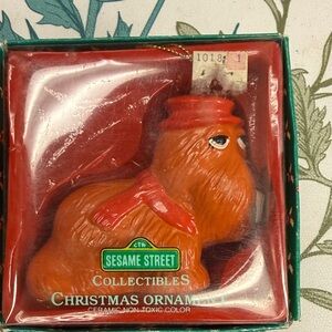 Sesame Street Red Christmas Ornament